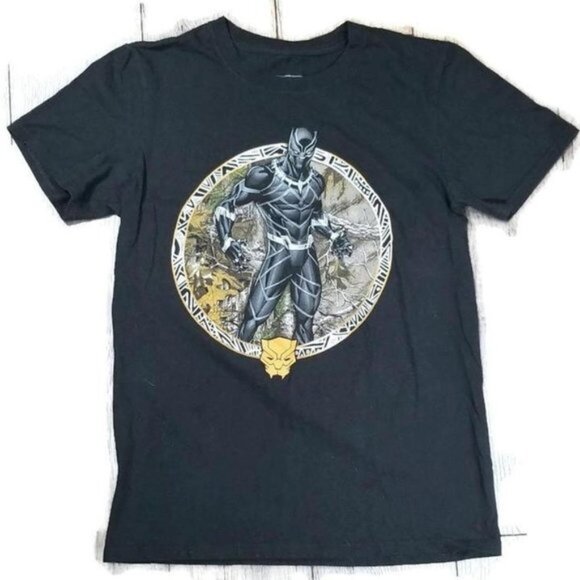 Marvel Men's T-Shirt Size S Black Panther - Picture 1 of 3
